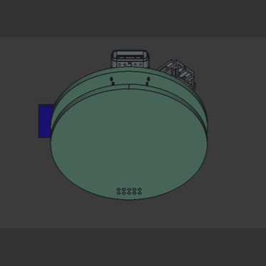 Dual-PCB system — top view